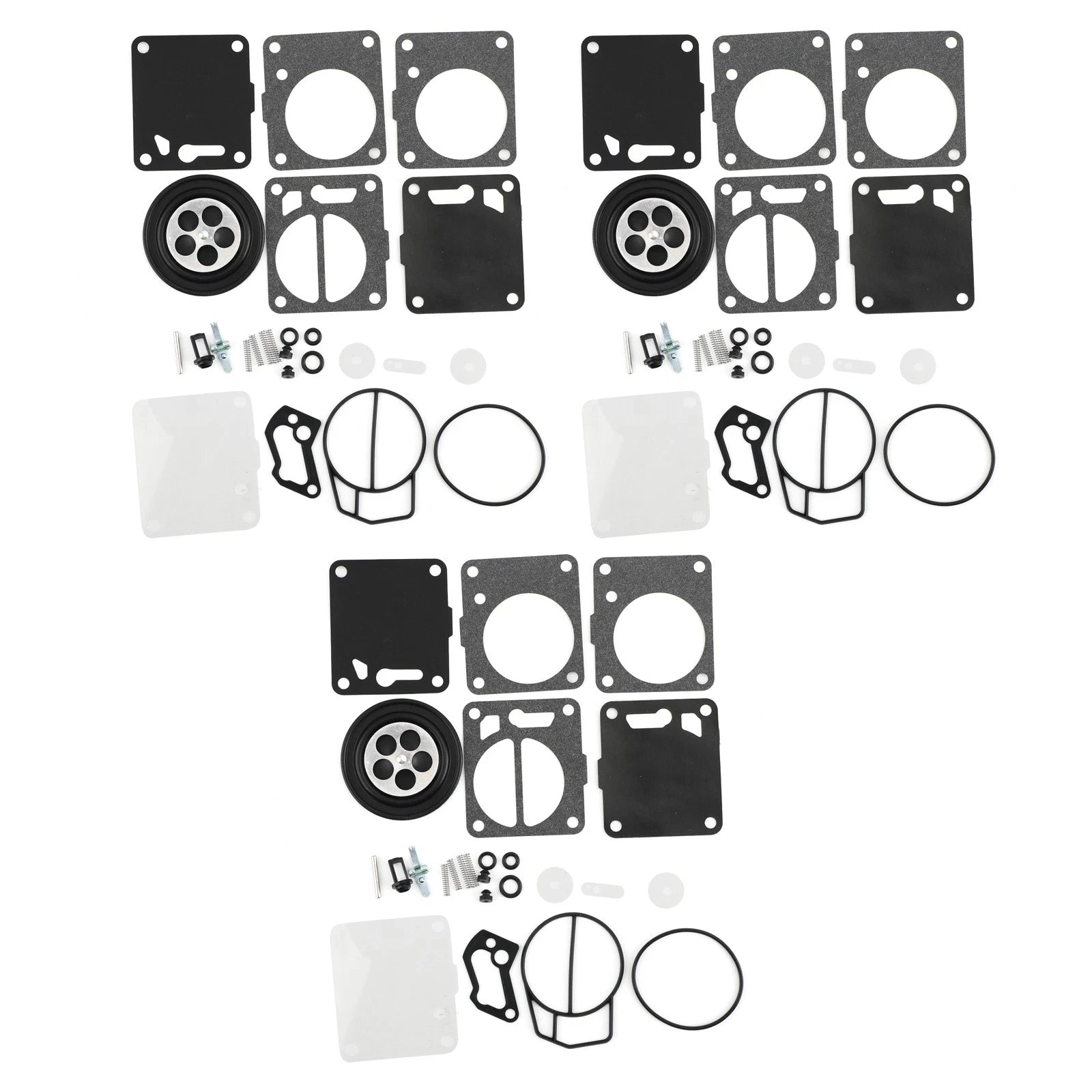 3PCS Carburetor Rebuild Kit for Sea-Doo SP SPI SPX HX GSI GSX (1990–2002)