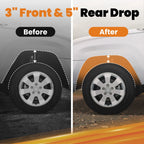 3" Front & 5" Rear Drop Lowering Kit for Chevrolet C10 GMC C15 (1973–1987)