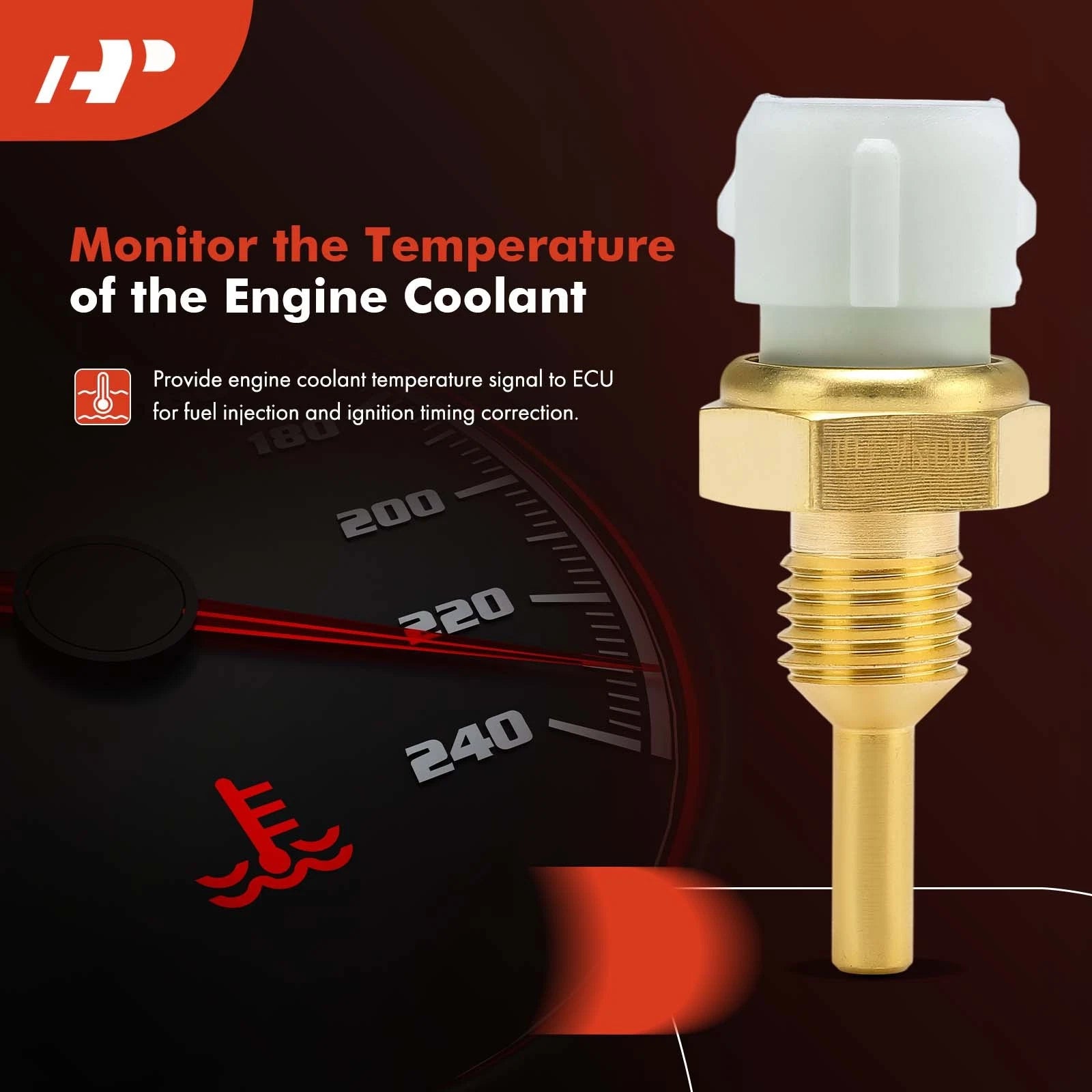 Coolant Temperature Sensor for Hyundai Elantra, Accent, BMW 318i, Honda