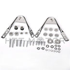 Chrome Tour Pak Pack Mount Rack Docking Hardware Kit for Harley Touring (1997–2008)
