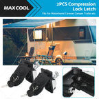 2X Compression Lock Latch for Caravan Camper Trailer Tool Box