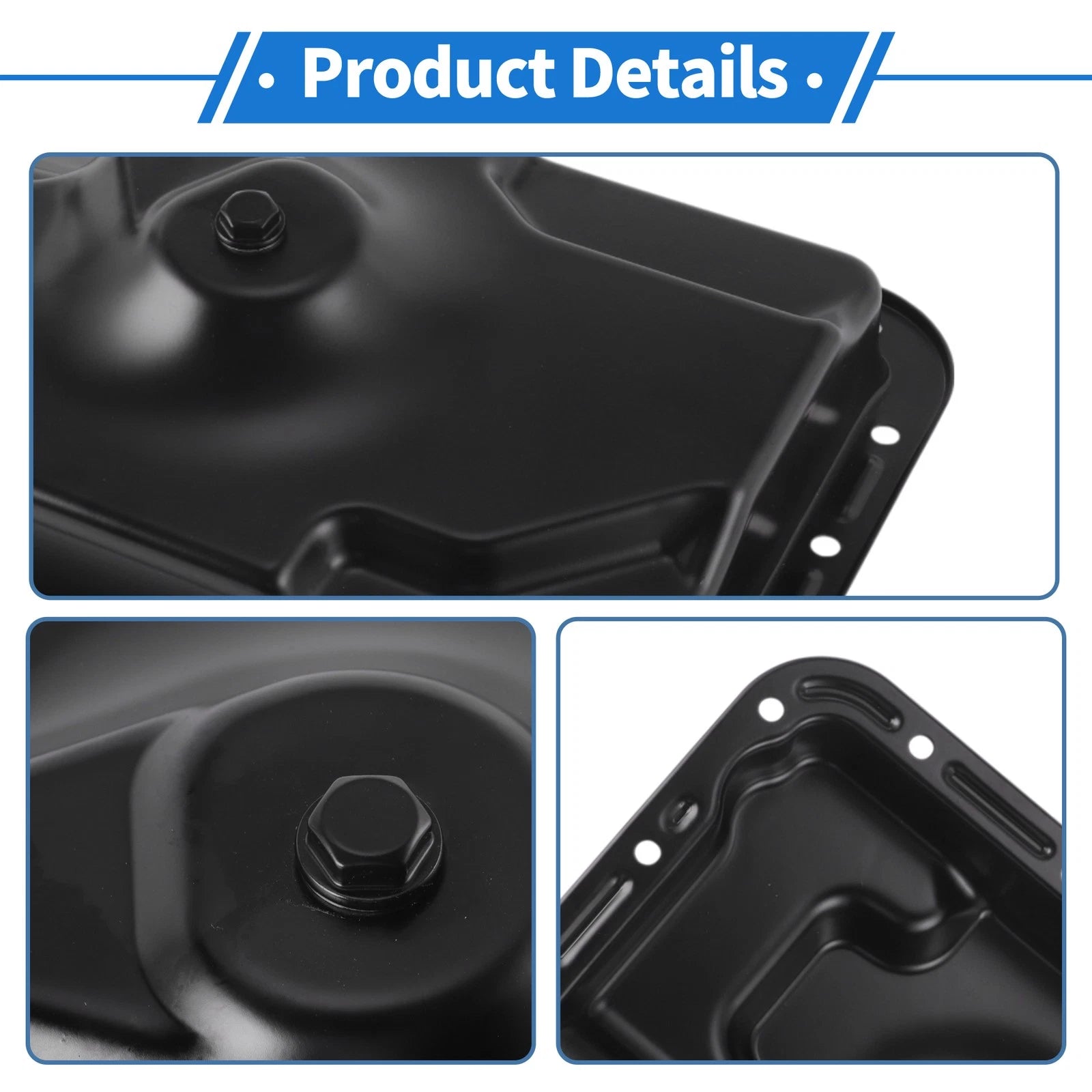 1 Pcs Engine Oil Pan No.F69Z7A194BA for Ford Explorer (1991–2001) Iron Black