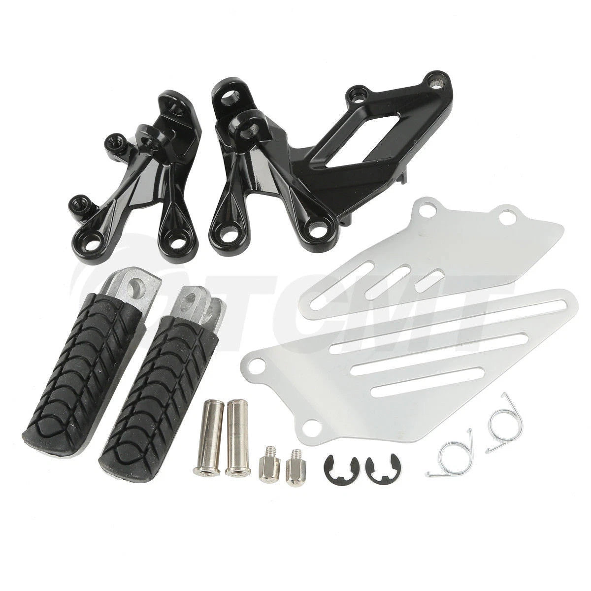Front Rider Footpegs Footrest Set for Kawasaki Ninja ZX14R ZZR1400 (2006–2023)