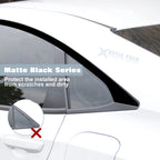Matte Black KK Vinyl Side Window Stickers for Honda Civic Coupe (2016-2021)