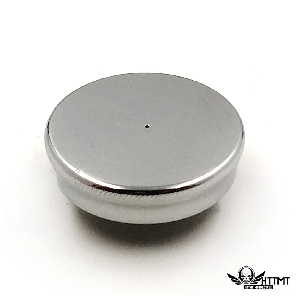 Chrome Flat Top Bayonet Petrol Cap for Oil Tank (2", Sealing Gasket)