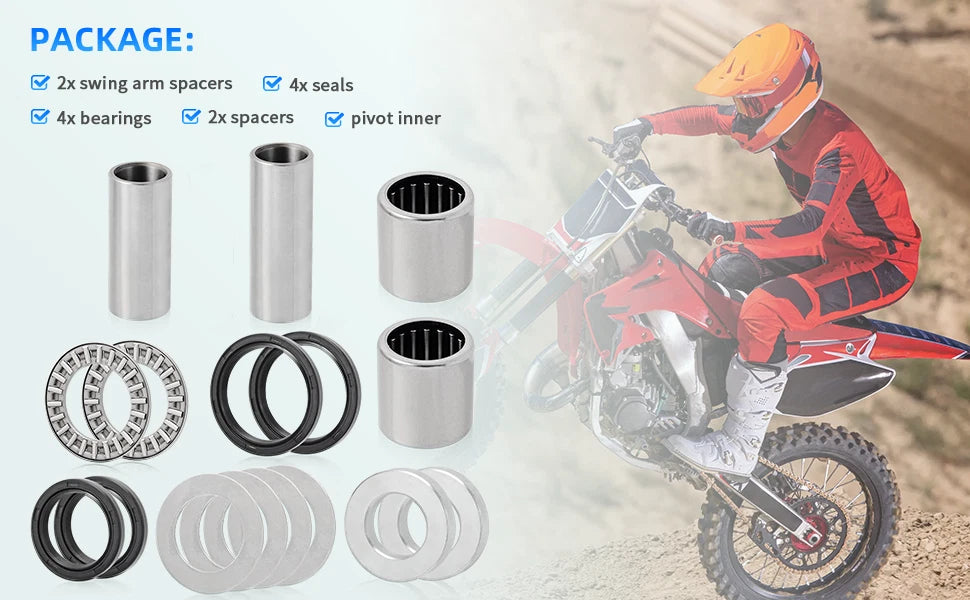 Swing Arm Bearing Seal Rebuild Kit for Honda CRF250R (2004-2009)