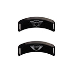 Caliper Covers Black Set with MGP Logo for BMW 325e (1985–1987)