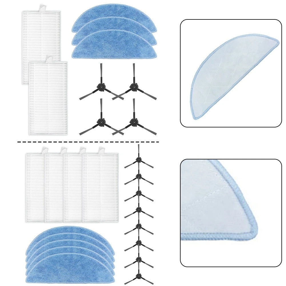 Robot Vacuum Cleaner Accessories for Ecovacs Y1 Pro (Filters, Brushes)