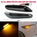 Dynamic Smoke LED Side Marker Turn Signal Lights for BMW E90 E91 E92 E93 (2006–2013)