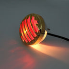 Round Motorcycle Tail Brake Light for Bobber Chopper (Fits Custom Models)