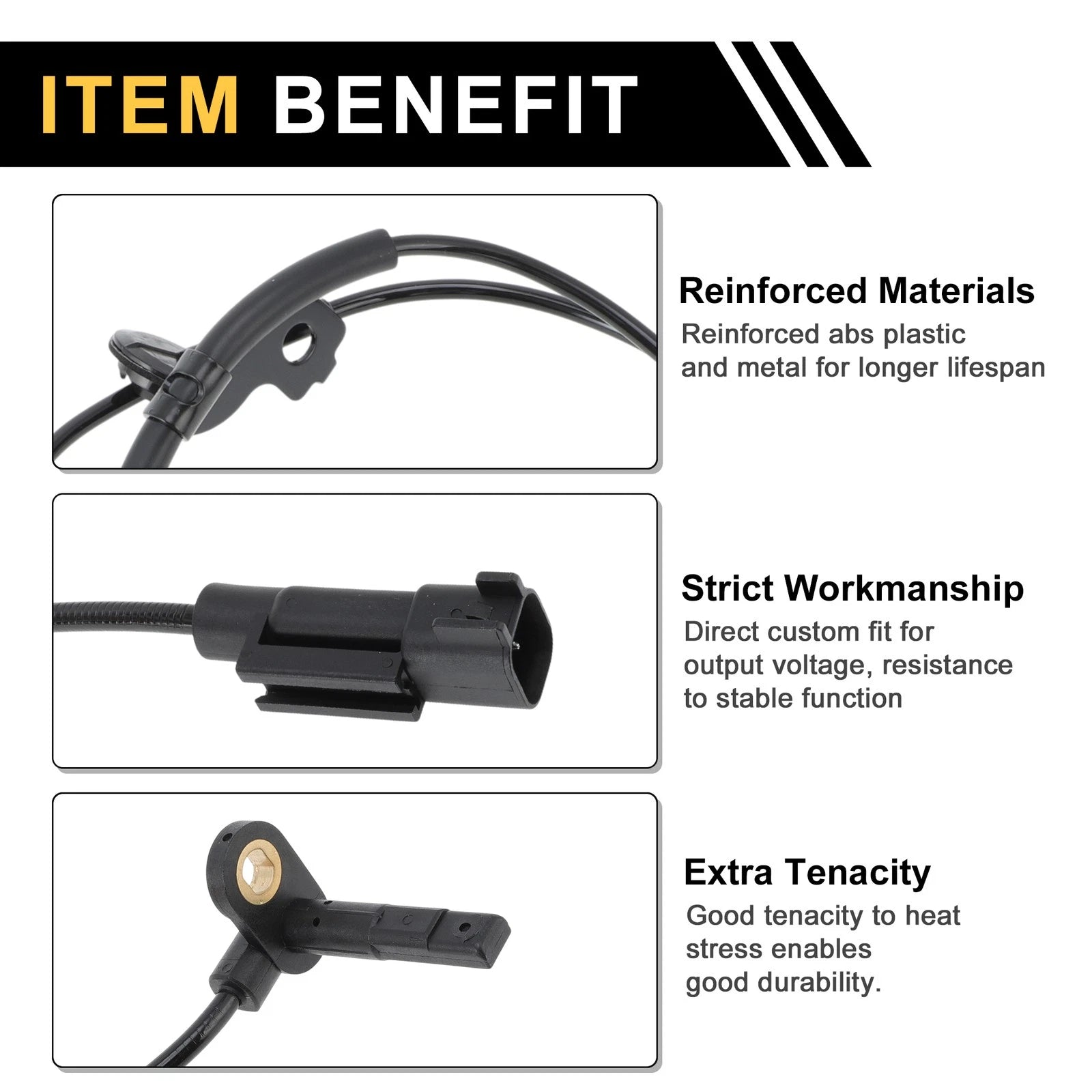 ABS Wheel Speed Sensor No. 4670A032 for Mitsubishi Outlander (2006–2012)