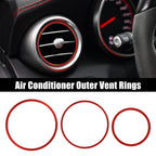 7 x Air Conditioning Outer Vent Rings Trim Covers for Mercedes Benz W205