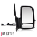 Right Manual Signal Side Mirror for Dodge Sprinter 2500 3500 (2006–2009) CH1321381