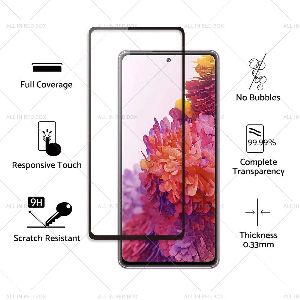 9H Tempered Glass Screen Protector for Samsung Galaxy S20 FE (2020)