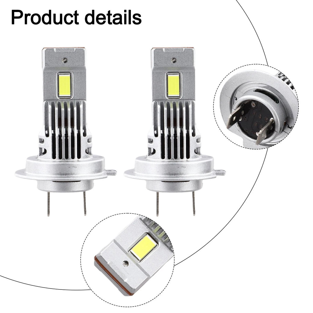 24V Dual Beam LED Headlights for Adverse Weather Conditions