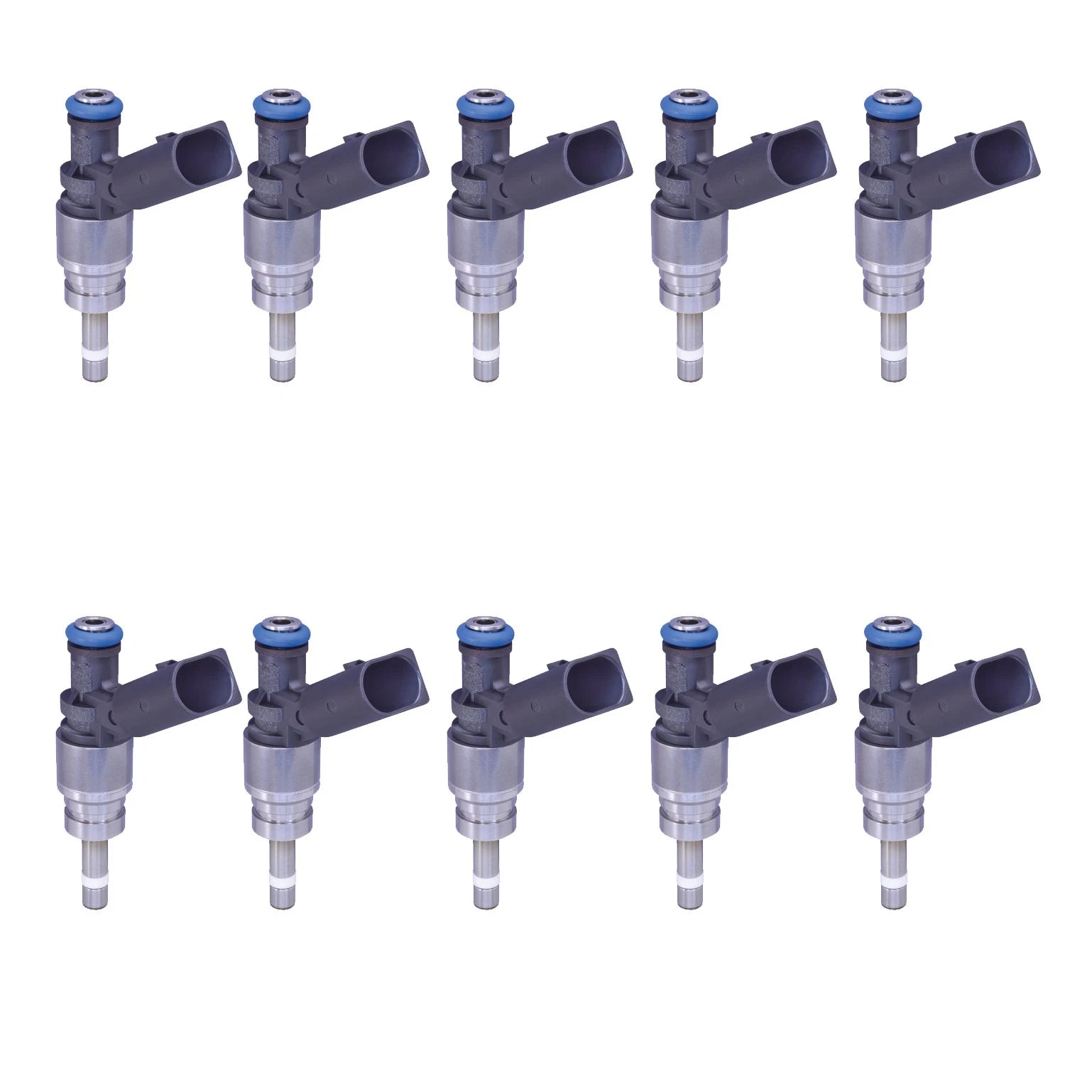 10pc Fuel Injector Set for Audi R8 Base 5.2L V10 (2009–2010)