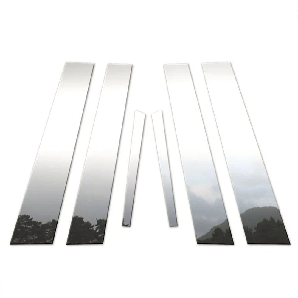 6Pc Chrome Pillar Post Covers Replacement for Nissan Maxima (2009–2015)