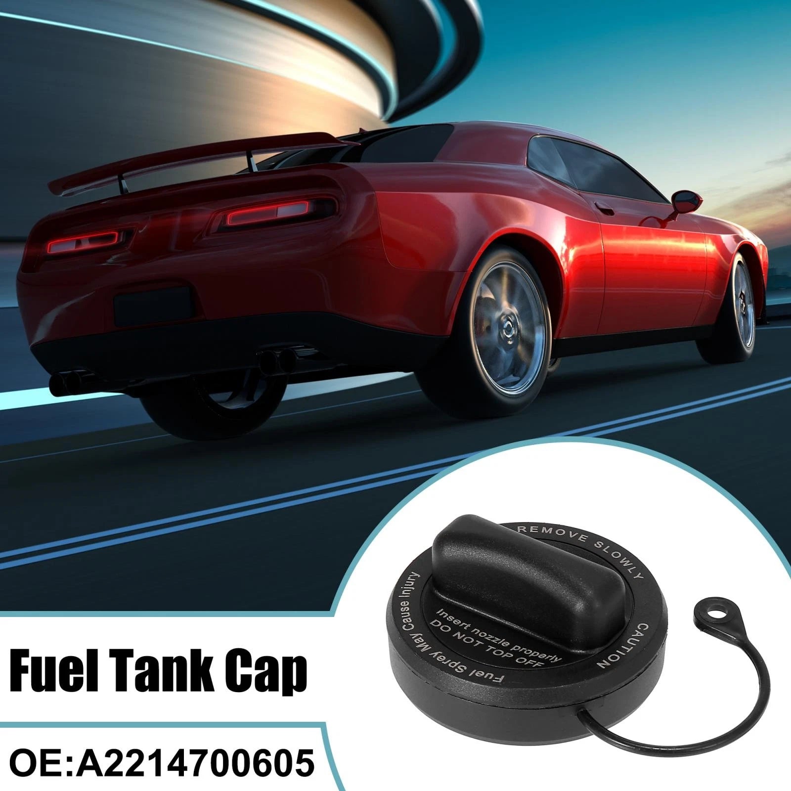 Engine Oil Fuel Tank Cap for Mercedes-Benz E550 (2007–2010) A2224700605