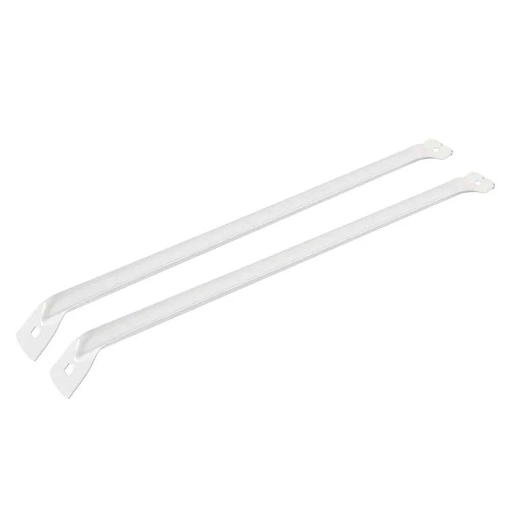 White Metal Support Brackets for 12" Wire Shelving