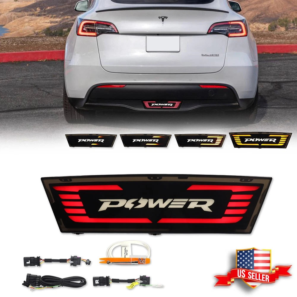 Rear Bumper LED 3rd Tail Stop Light for Tesla Model Y (2020–2024)