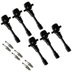 Set of 6 Ignition Coils & Iridium Spark Plugs for Mazda Millenia (1995–2002)
