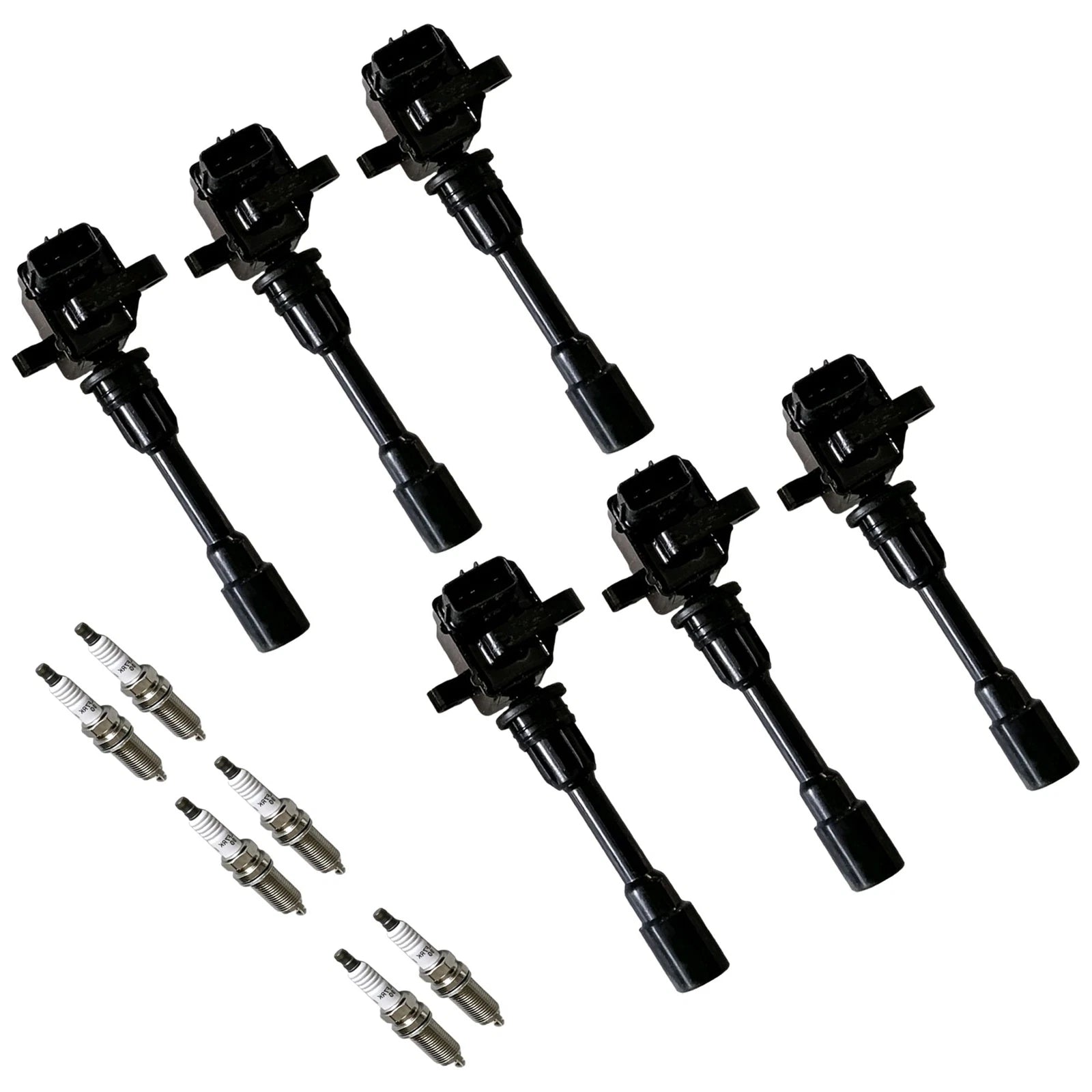 Set of 6 Ignition Coils & Iridium Spark Plugs for Mazda Millenia (1995–2002)