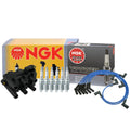 NGK DIS Ignition Coil Wires & 6 V-Power Spark Plugs Kit for Ford Mercury