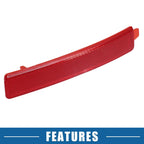 2X Red Rear Bumper Reflector 25881881 15114449 for Cadillac SRX (2010–2016)
