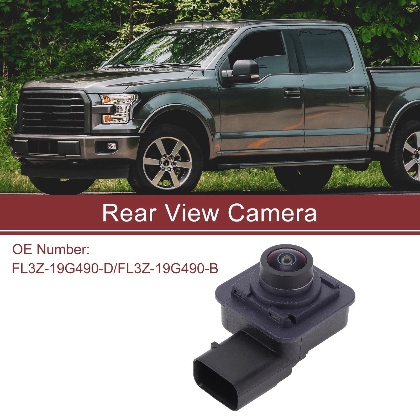 Rear View Camera for Ford F-150 (2015–2016) 120-180 Degree