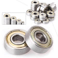 10pcs 626ZZ 608ZZ 623ZZ 625ZZ Mini Deep Groove Flanged Ball Bearings for 3D Printer