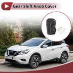 1Pc Gear Shift Knob Cover for Nissan Murano (2009–2013) Black Beige
