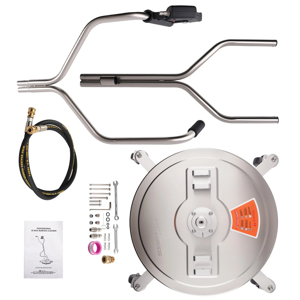 22" Pressure Washer Surface Cleaner Attachment for 4200 PSI Models