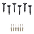 Set of 6 Ignition Coils & Spark Plugs for Lexus GS450h (2007–2011)