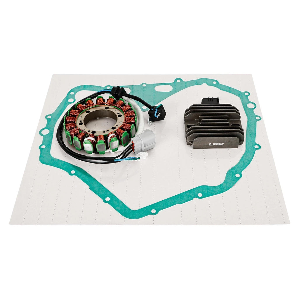 Magneto Stator + Voltage Rectifier + Gasket for Suzuki LTF 400F King Quad (2000–2017)