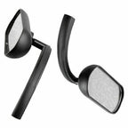 Pair of 8mm/10mm Motorcycle Handlebar Side Rearview Mirrors for Chopper Cruiser