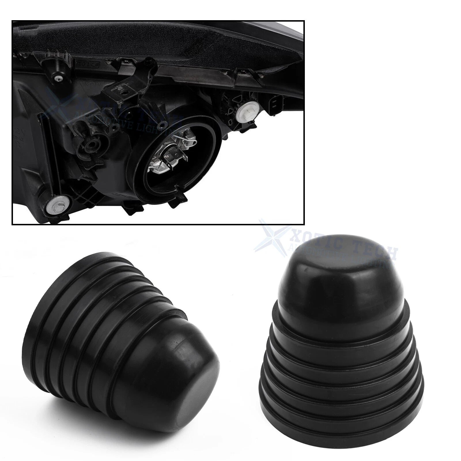 Flexible Rubber LED Headlight Dustproof Housing Cover Seal for 70–100mm (2025–2025)