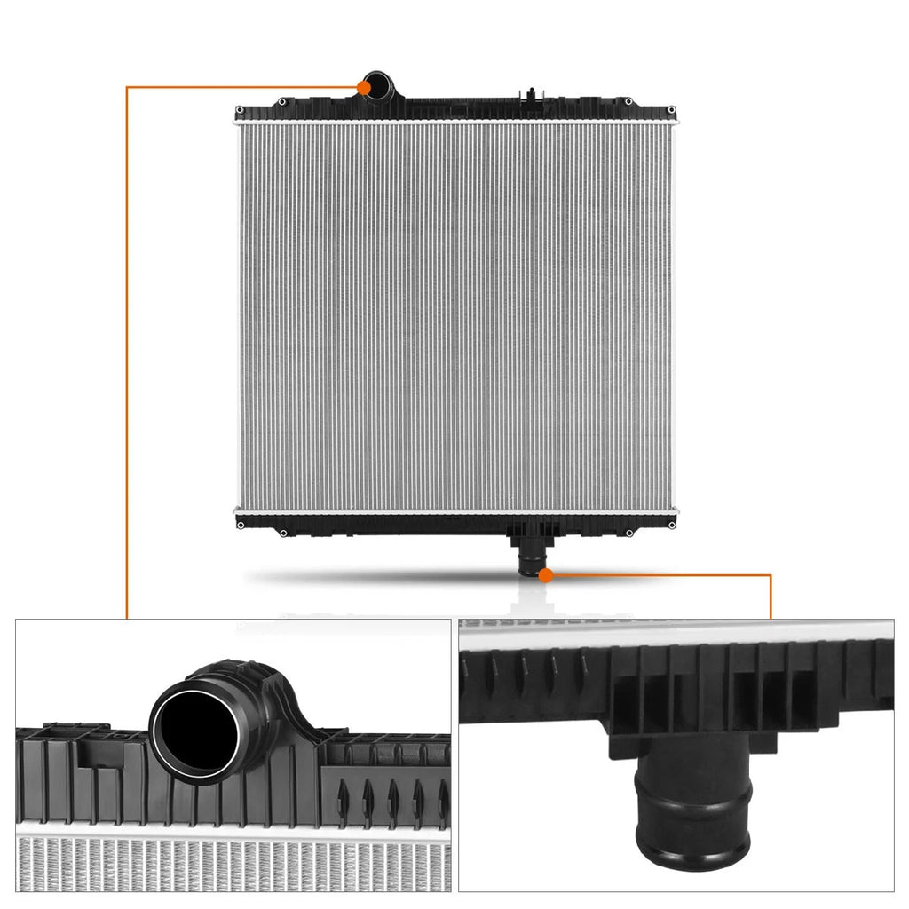 Aluminum Core 2-Row Radiator for Kenworth T700 T2000/Peterbilt 367 387 587 (2008–2013)