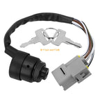 Ignition Key Switch 27005-1244 for Kawasaki Mule 3000 3010 3020 (2001–2008)