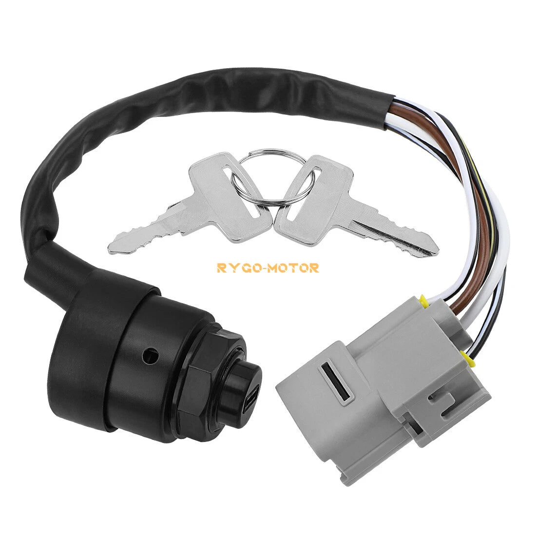 Ignition Key Switch 27005-1244 for Kawasaki Mule 3000 3010 3020 (2001–2008)