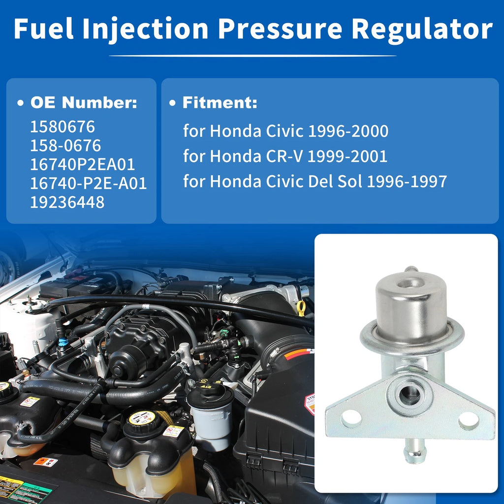 Fuel Injection Pressure Regulator No.158-0676 for Honda Civic CR-V (1999–2000)