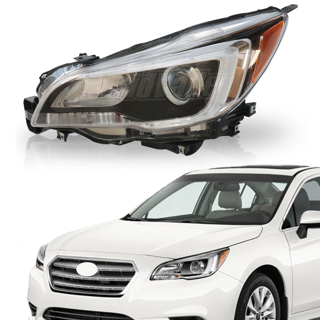 Halogen Headlight for Subaru Legacy Outback (2015–2017) Black Interior