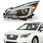 Halogen Headlight for Subaru Legacy Outback (2015–2017) Black Interior