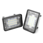 2X LED Error Free License Plate Light for Benz GLK X204 GLK350 (2008–2015)