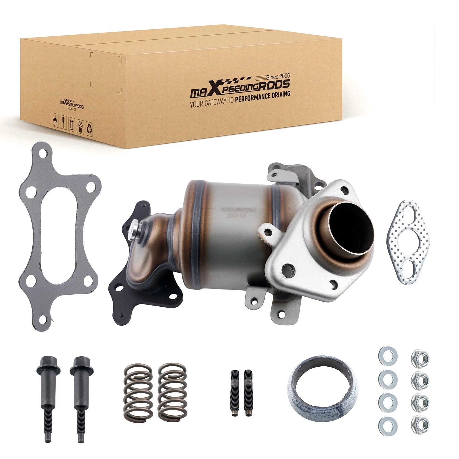 Direct-Fit Catalytic Converter W/Gasket for Honda Fit 1.5L (2015–2020)