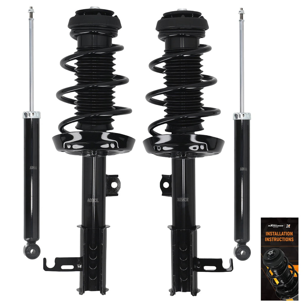 Set of 4 Suspension Struts & Shocks for Chevrolet Cruze (2011–2012)