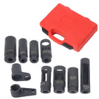10pcs Oxygen Sensor Socket Set for Universal Vehicles