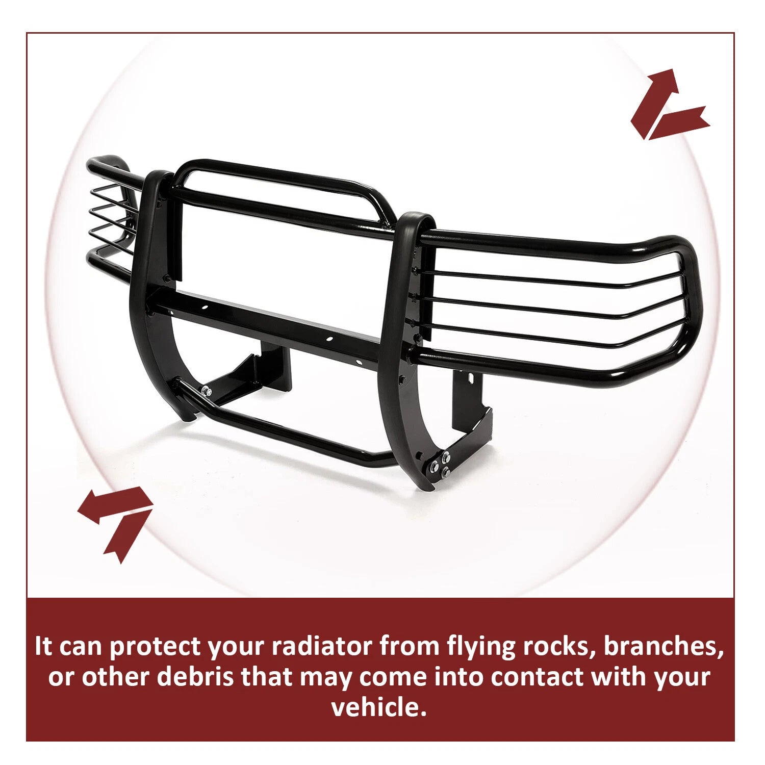 Brush Grille Guard Bumper for Chevrolet S10 Blazer/Sonoma/Jimmy/Envoy (1998–2004)