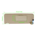 Visor for Honda Pilot (2017-2021) Beige Plastic