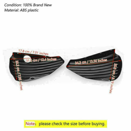 1 Pair Battery Side Cover for Harley Sportster XL883 XL1200 (2004–2013)