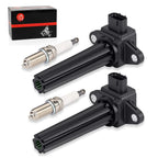 2 Ignition Stick Coils w/Spark Plug for Yamaha Outboard (130-250hp)